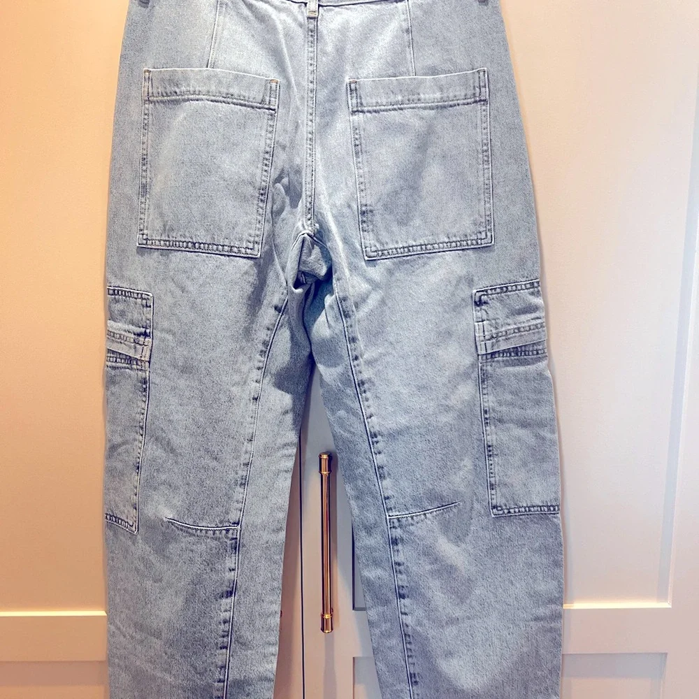 Citizens Of Humanity Marcelle Denim Cargo Pants - Picture 2 of 5